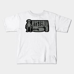 Hysteria 51 Logo Dark Kids T-Shirt